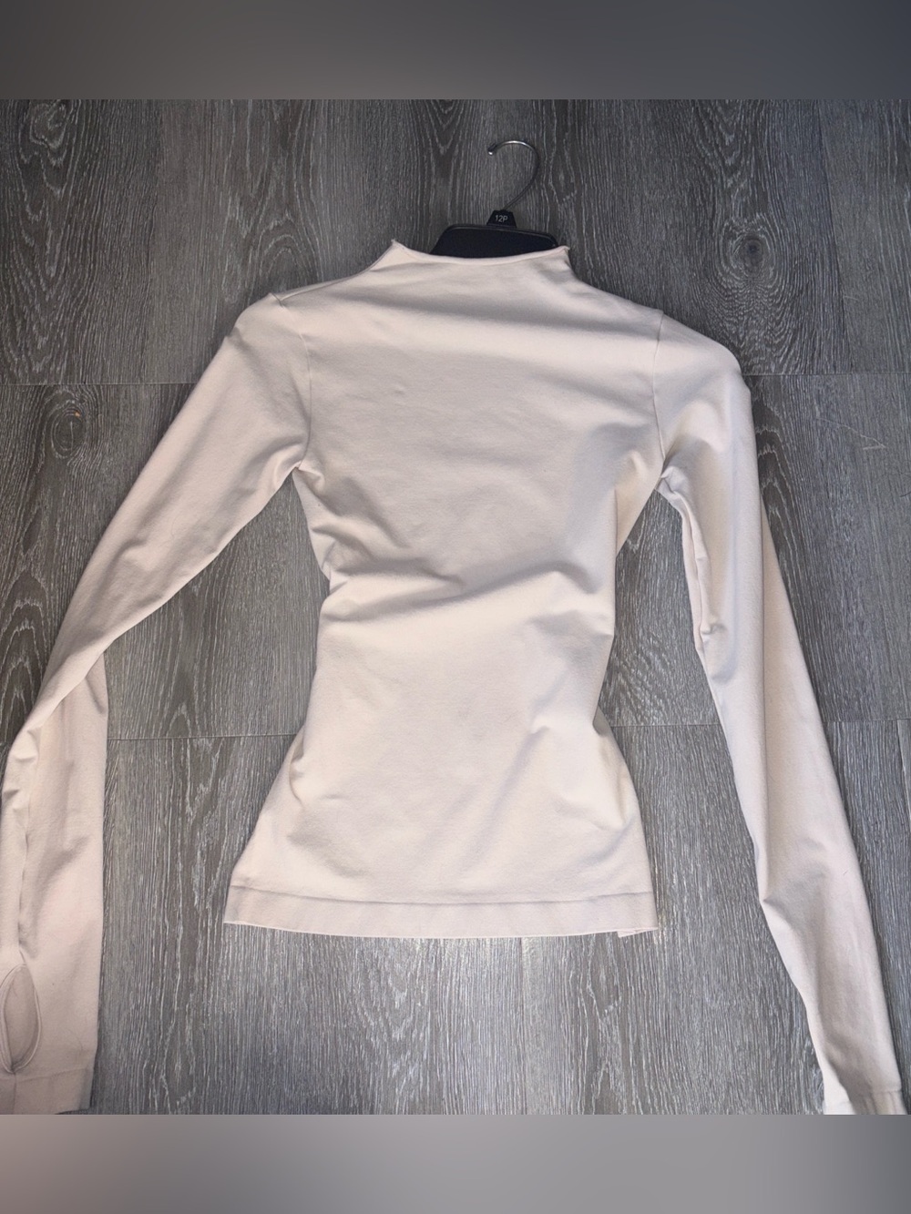 KHY Women's Long-Sleeve Mock Neck Top in beige